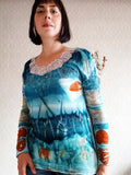 Aqua Vintage Cashmere Eco Printed Set