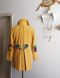 Sunflowers Two Tone Trench Coat