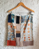 Eco Printed Hooded Cowl Scarf REVERSIBLE