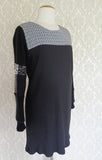 Red Pop Monochrome Sweater Shift Dress - MEDIUM/LARGE