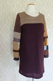 Sandalwood Sweater Shift Dress -MEDIUM/LARGE