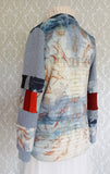 Rivers & Reeds Eco Print Long Cashmere Cardigan - Hand Dyed