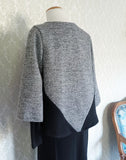 Triangle Patchwork Eco Print Pullover - ONE SIZE