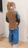 Mini Argyle Sparrow Upcycled Sweater Blazer