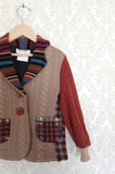 Mini Trailmix Upcycled Sweater Blazer