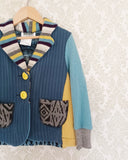 Mini Nordic Sun Upcycled Sweater Blazer