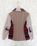 Mini Sandcastles Upcycled Sweater Blazer