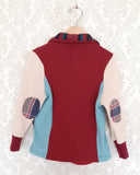 Mini Licorice Upcycled Sweater Blazer