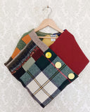 Mini Orchard Upcycled Patchwork Poncho