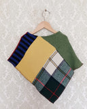 Mini Orchard Upcycled Patchwork Poncho