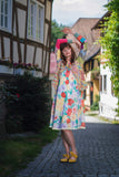 Floral A-Line Summer Vibes Dress - Pastel Peregrina
