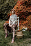 Botanically Printed Hand Dyed Silk Socks - Heartfull Harvest