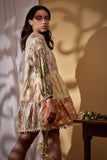 Tuscan Light Patchwork Silk Dress Botanical Bohemia