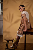 Terracotta Lace + Linen Dress Botanical Bohemia (TWO SIZES)