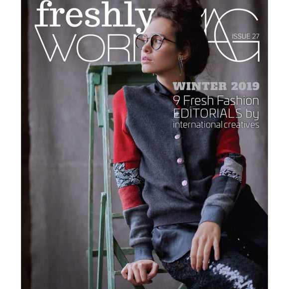 Freshy Worn Mag - January 2019 Adhesif Clothing -Front Cover Feature