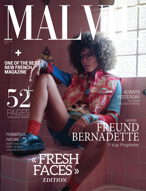 Malvie Magazine June 2020 - Adhesif Clothing FRONT COVER FEATURE