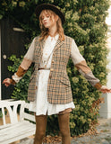 Oi Oi Blazer Earthy Tweed S/M