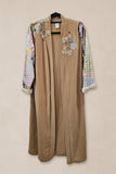 Crushed Velvet Maxi Kimono