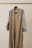 Crushed Velvet Maxi Kimono