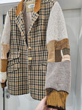 Oi Oi Blazer Earthy Tweed S/M