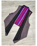 Uptown Vest Lavendar & Grey - Medium / Large