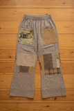 Olive Green Patchwork Panoma Pants ONE-SIZE-FITS-MOST