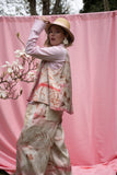 Rose Shibori Eucalyptus Silk Blouse (top only)