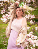 Botanical Upcycled Oversized Cardigan MEDIUM-LARGE