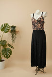 Harem Romper Floral & Black Combo Medium-Large