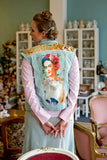 Frida Flowers Reworked Denim Vest