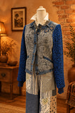 One-of-a-Kind Tweed & Denim Statement Jacket
