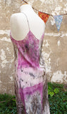 Lillies & Lavendar Botanical Vintage Silk + Lace Slip
