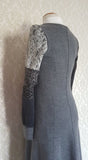 Monochrome Maxi Sweater Dress - MEDIUM