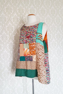 Patchwork Canopy Tank - Spring Flowers