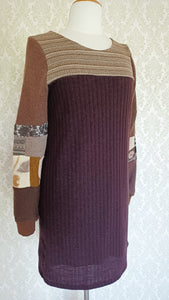 Sandalwood Sweater Shift Dress - SMALL/MEDIUM