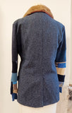 Oi Oi Blazer Blue Tailored Tweed S/M